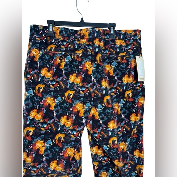 NWT Murano Ancient Renaissance Collection Alex Slim Fit Floral Corduroy Pants - Picture 8 of 15